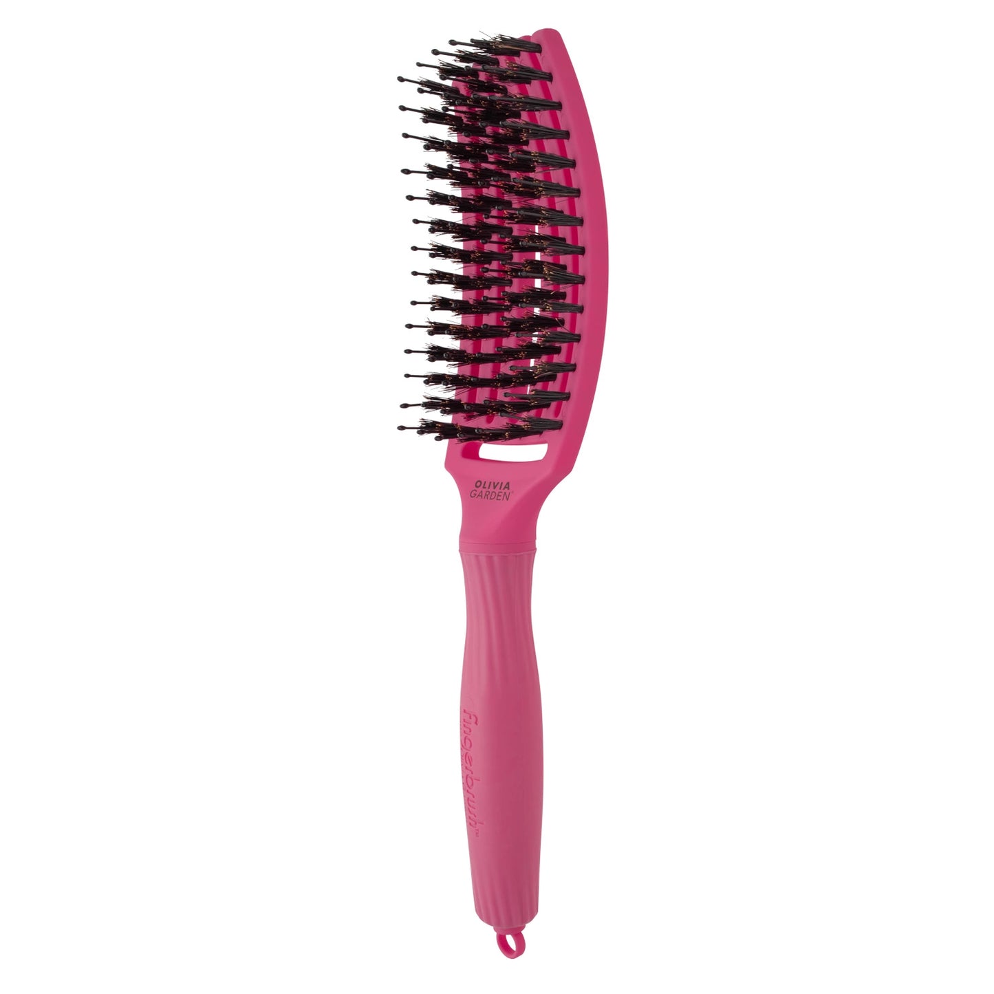 Olivia Garden Fingerbrush- Hot Pink- Medium