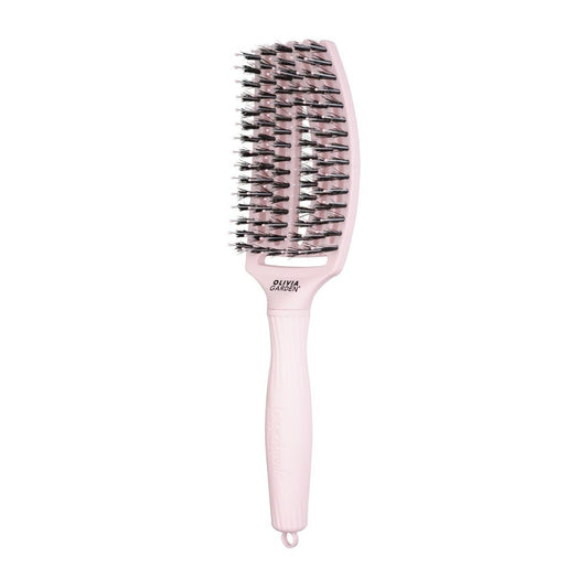 Olivia Garden Finger Brush - Medium - Pink