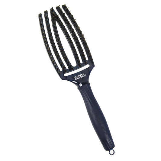 Olivia Garden Finger Brush - Medium- Blue Sapphire