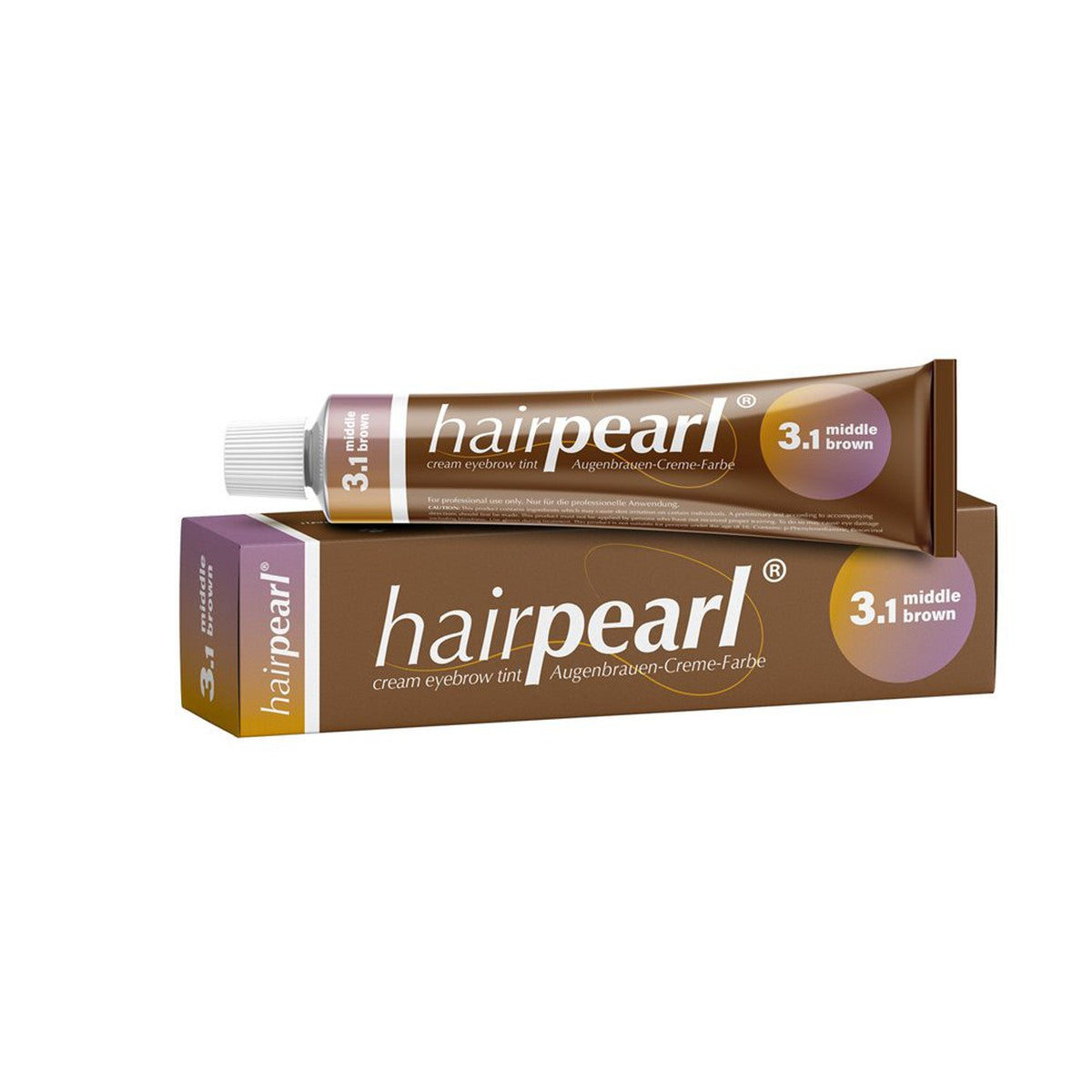 Hairpearl No 3.1 Medium Brown - Kulma- ja ripsiväri